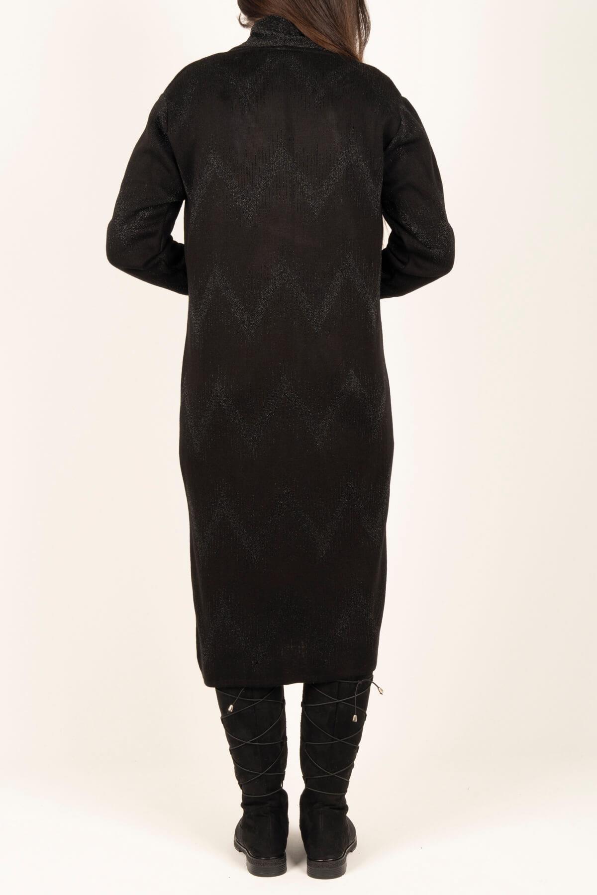 Sim Şeritli Uzun Hırka