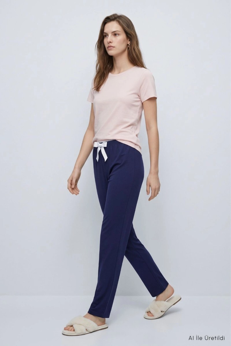 Soft Düz Model Milan Pijama Altı
