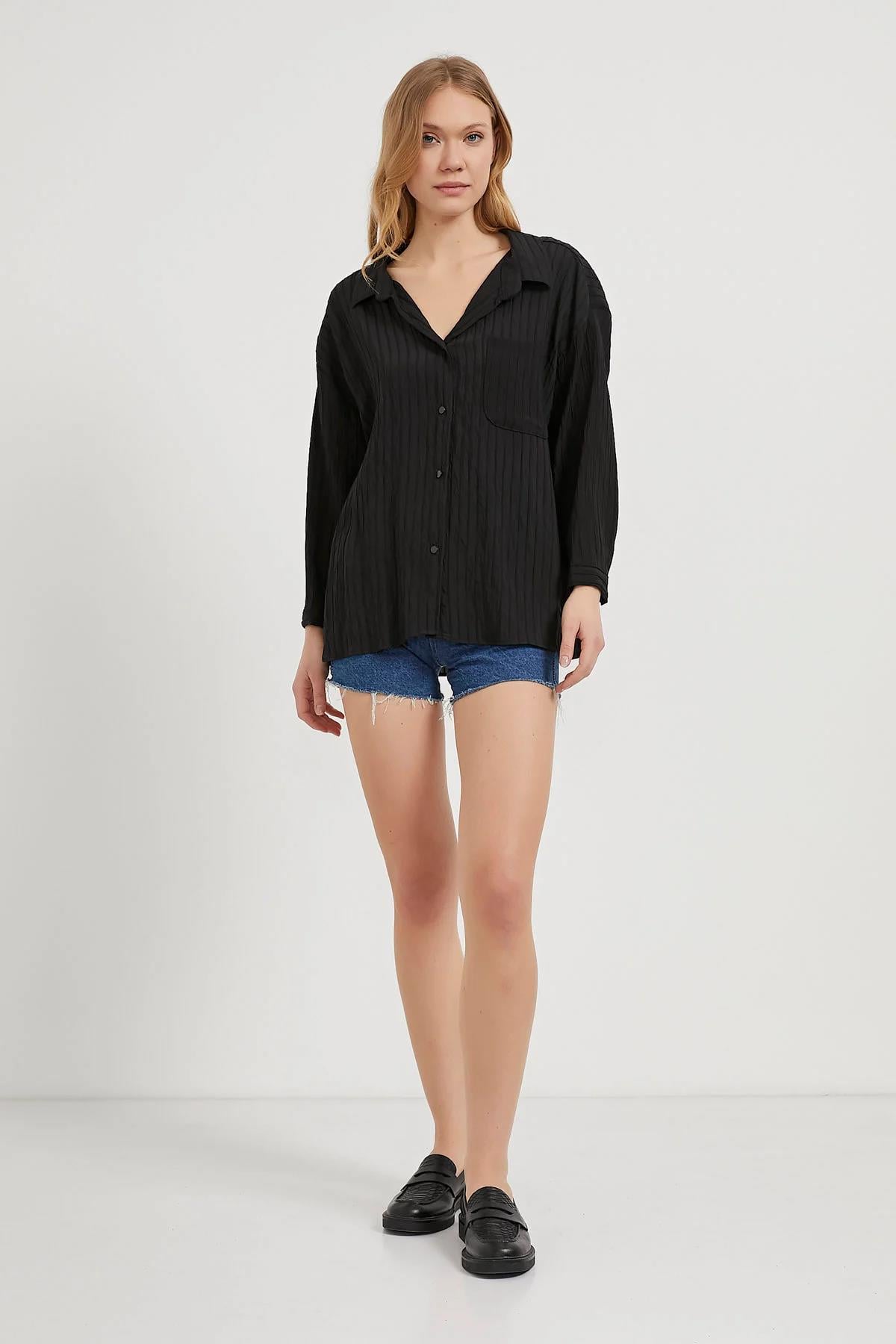 Tek Cepli Salaş Gömlek