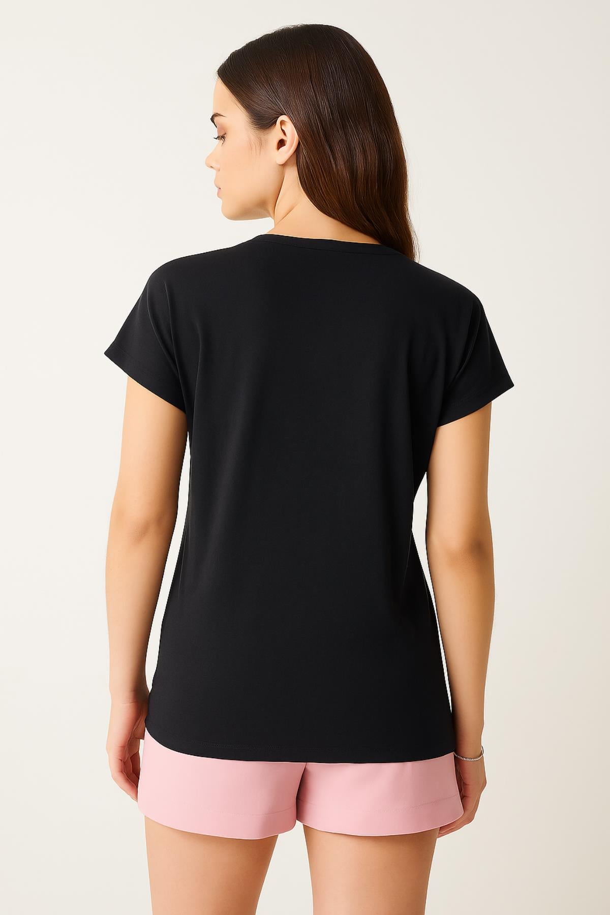 Zebra Desen Baskılı Oversize Tshirt