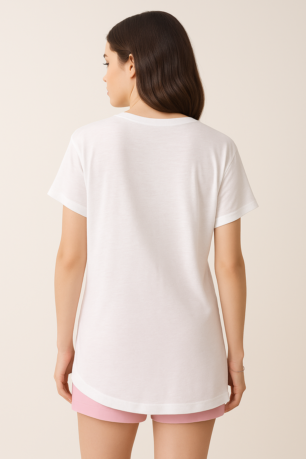 Zebra Desen Baskılı Oversize Tshirt