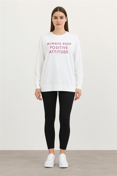 Always Baskılı Sweat