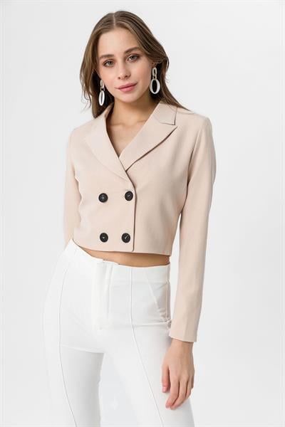 Astarlı Crop Ceket