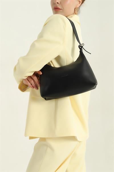 Ayarlanabilir Askılı Fermuarlı Kadın Omuz Çantası