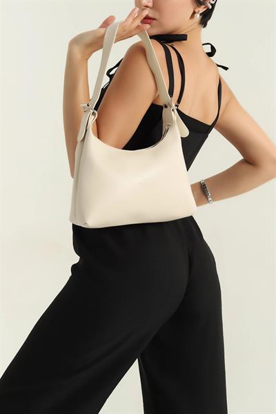Ayarlanabilir Askılı Fermuarlı Kadın Omuz Çantası
