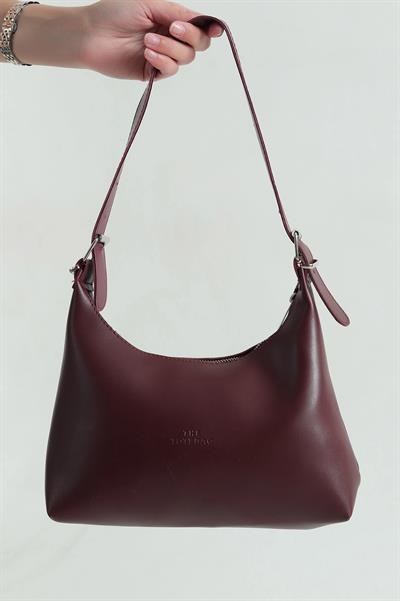 Ayarlanabilir Askılı Fermuarlı Kadın Omuz Çantası