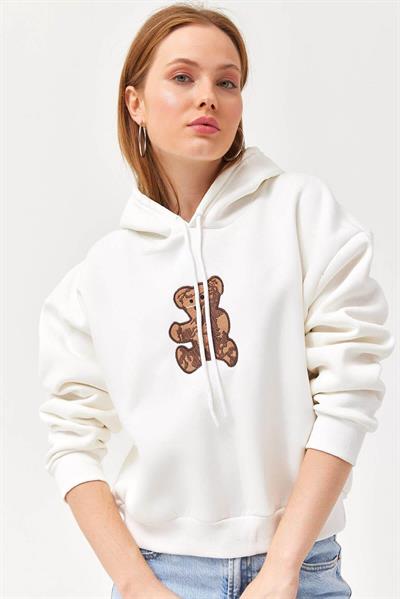 Ayıcık Baskılı 3 İp Sweat