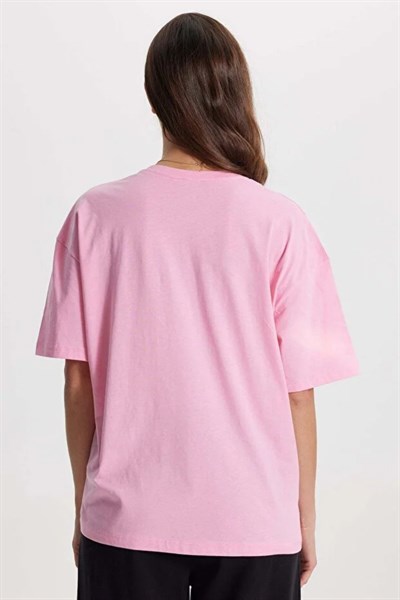 Ayıcık İşlemeli Oversize Tshirt