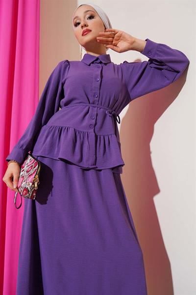 Ayrobin İp Bağcıklı Etekli İkili Takım