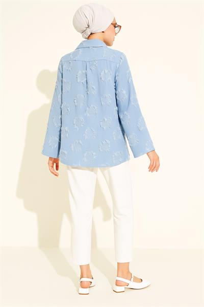 Bağlamalı Nakış İşlemeli Kimono