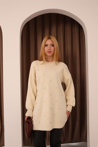 Baklava Taşlı Tunik