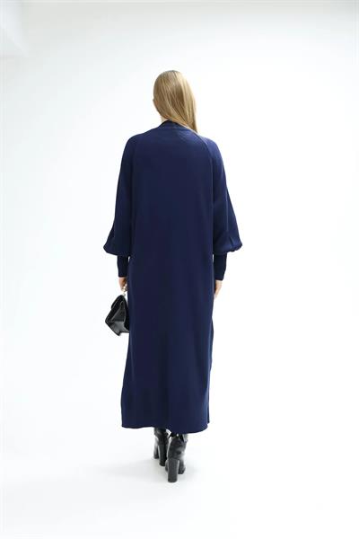 Balon Kol Triko Elbise