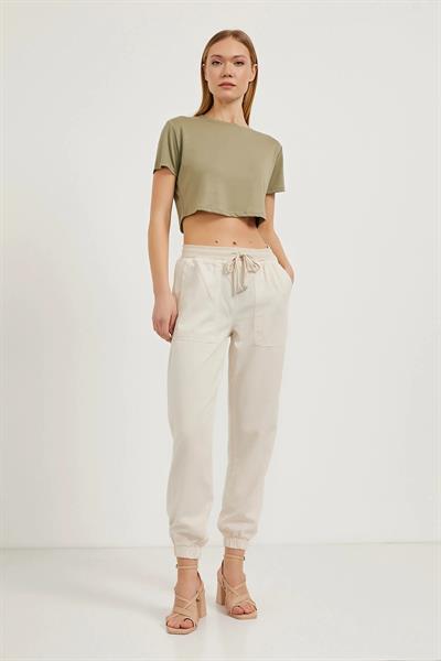 Beli Lastikli Cepli Pantolon