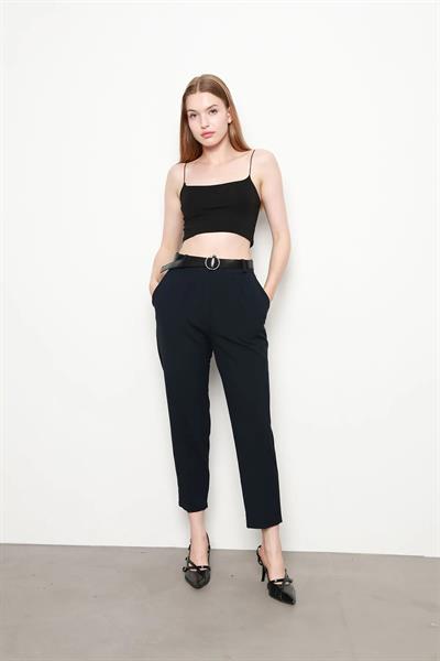 Beli Lastikli Kemerli Pantolon