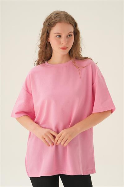 Bisiklet Yaka Basic Tshirt