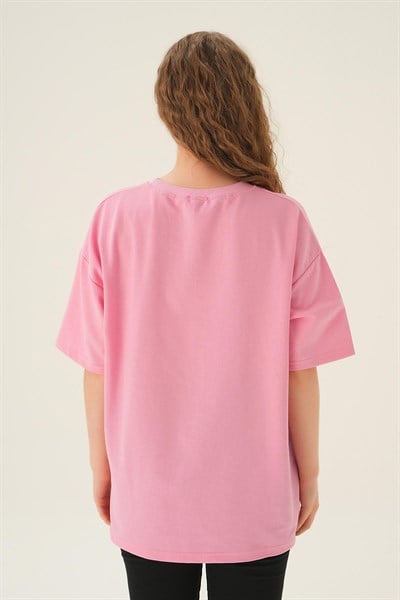 Bisiklet Yaka Basic Tshirt