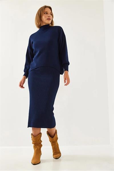 Bluz Jile Elbise Takım