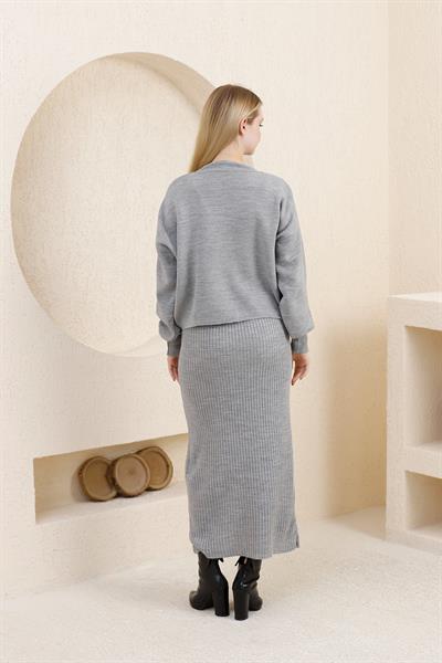 Bluz Jile Elbise Takım