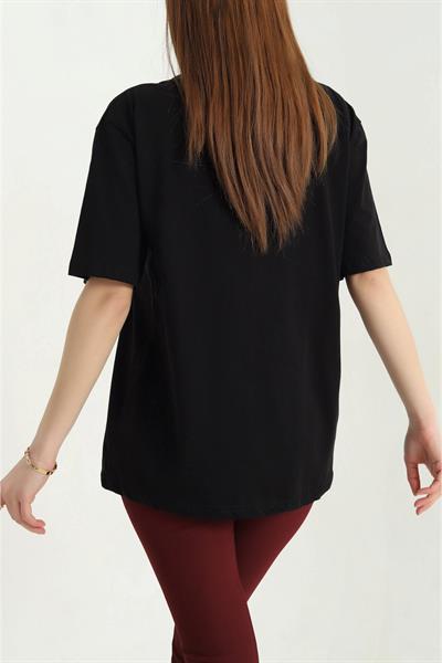 Boydan Ayıcık Baskılı Tshirt