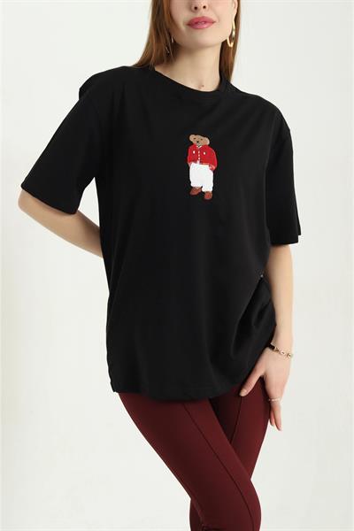 Boydan Ayıcık Baskılı Tshirt