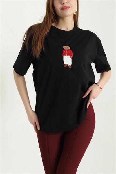 Boydan Ayıcık Baskılı Tshirt