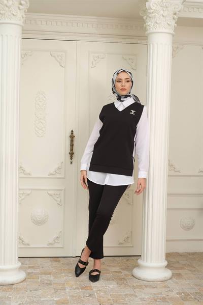 Broş Aksesuarlı Üçlü Takım