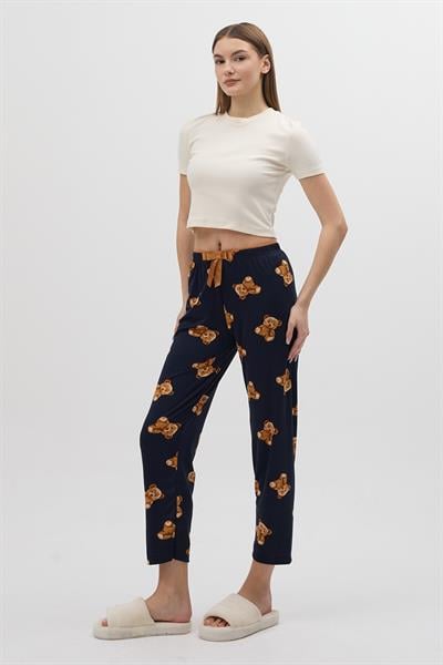 Büyük Ayıcık Desenli Milan Pijama Altı