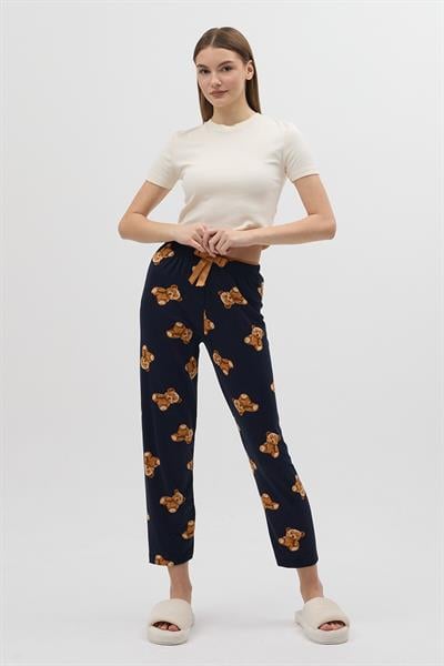 Büyük Ayıcık Desenli Milan Pijama Altı