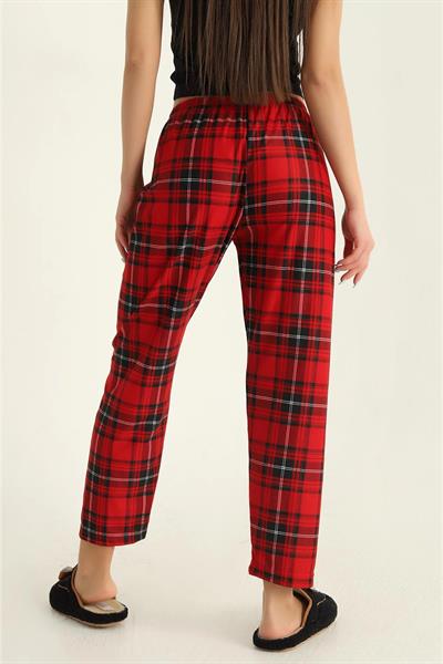 Büyük Ekoseli Pijama Altı