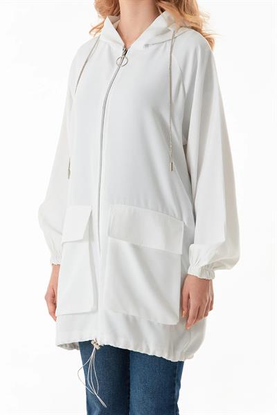 Cep Kapaklı Kapüşonlu Kap