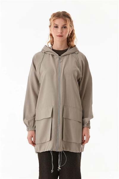 Cep Kapaklı Kapüşonlu Kap