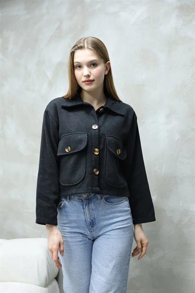 Çift Cep Mini Kaşe Gömlek