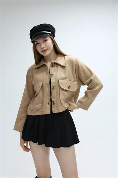 Çift Cep Mini Kaşe Gömlek