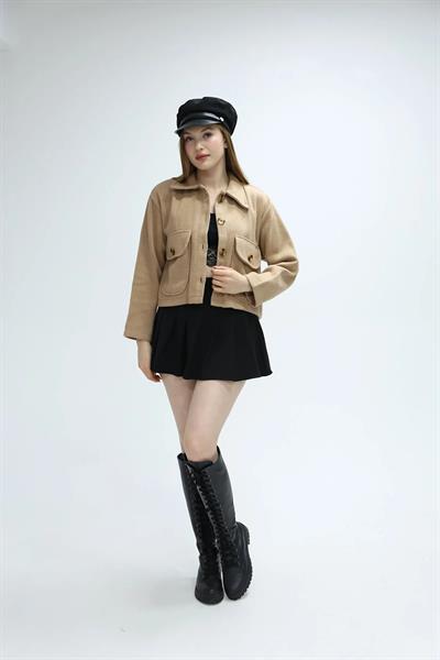 Çift Cep Mini Kaşe Gömlek