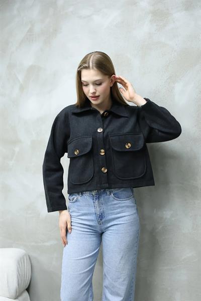 Çift Cep Mini Kaşe Gömlek