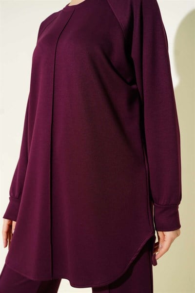Çıma Detaylı Tunik Pantolon İkili Takım