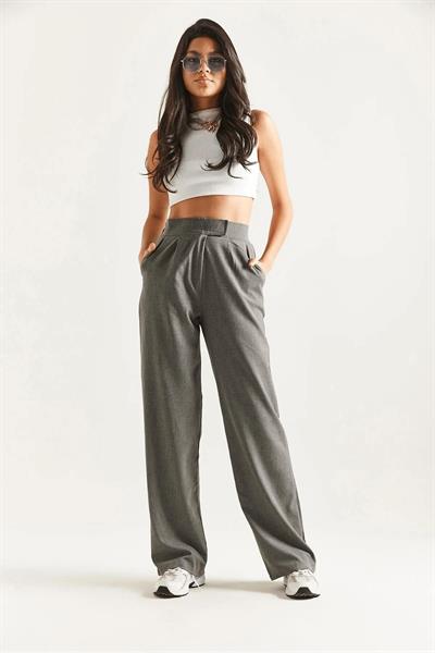 Cırt Kapama Viskon Palazzo Pantolon