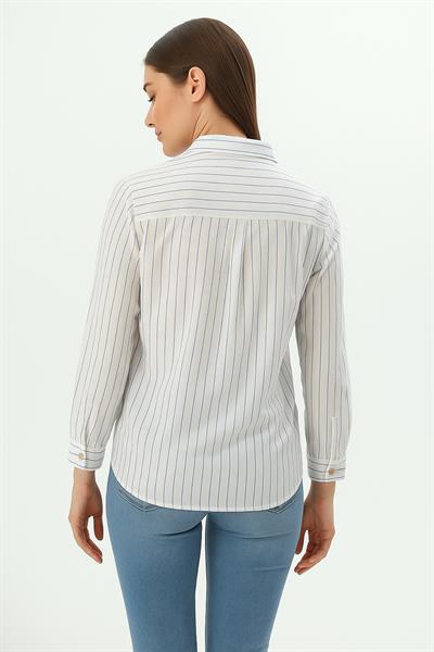Çizgili Klasik Gömlek