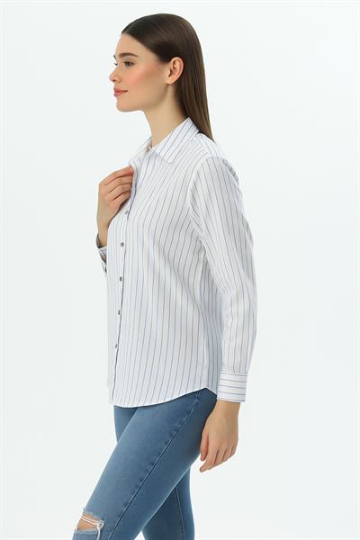 Çizgili Klasik Gömlek