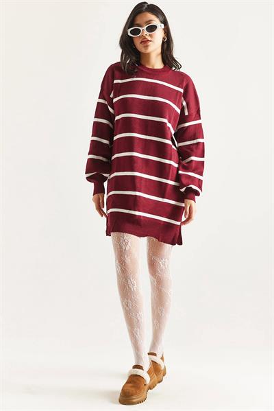 Çizgili Triko Tunik