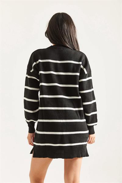 Çizgili Triko Tunik