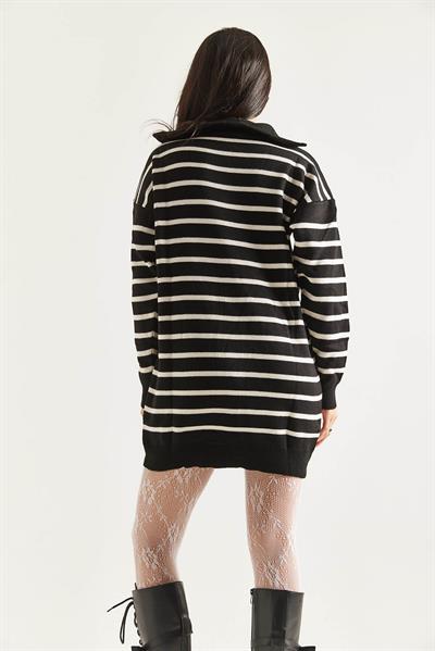 Çizgili Triko Tunik