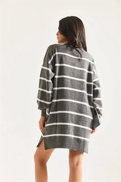 Çizgili Triko Tunik