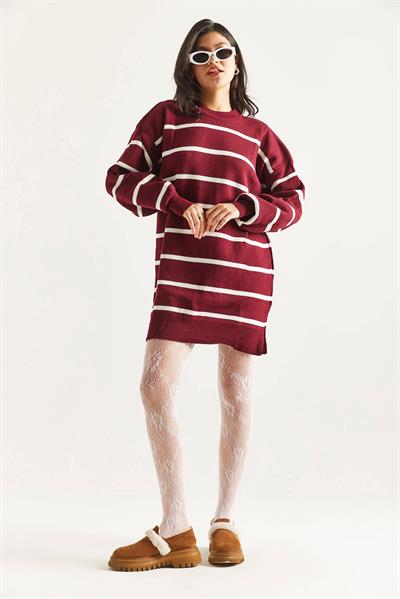 Çizgili Triko Tunik