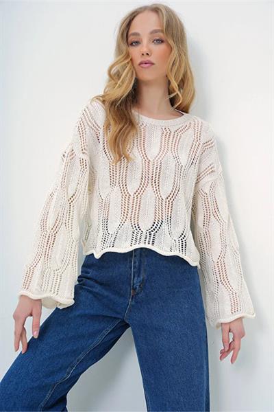 Damla Desen Ajurlu Bluz