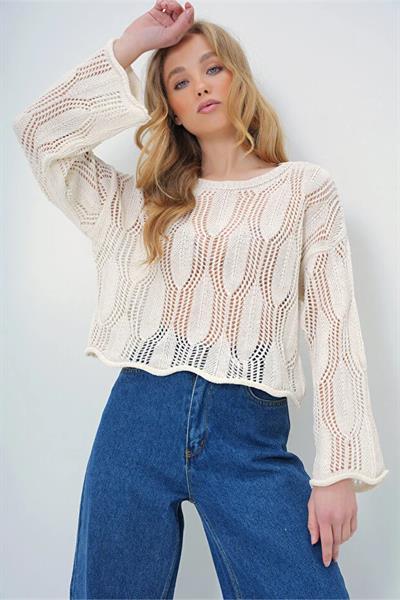 Damla Desen Ajurlu Bluz