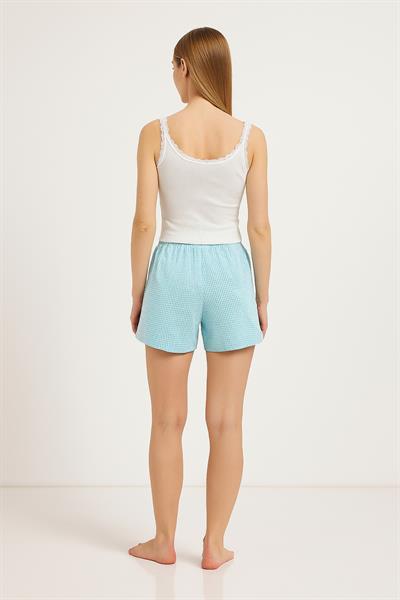 Dantel Detaylı Atlet Şort İkili Takım