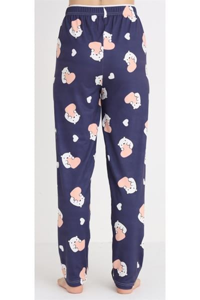 Desenli Milan Kumaş Pijama Altı