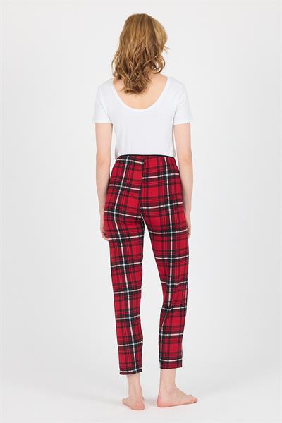 Desenli Milan Kumaş Pijama Altı