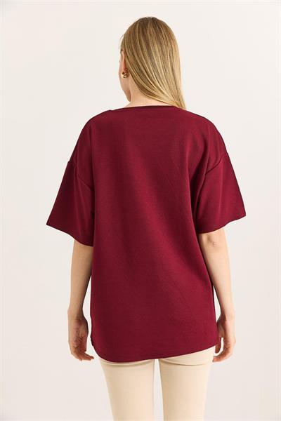 Doguie Baskılı Oversize Tshirt